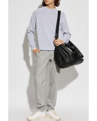 Eleventy - Cotton Sweater With A Crew Neck - Lyst