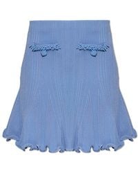 Self-Portrait - Short Skirt With Decorative Beads - Lyst
