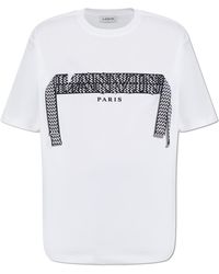 Lanvin - Oversize T-Shirt - Lyst