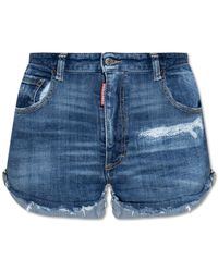 DSquared² - High-Waisted Shorts - Lyst