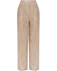 Emporio Armani - Pleated Trousers - Lyst