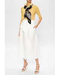 Agnona Skirt With Ruffles - White