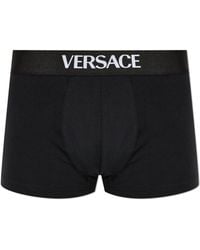Versace - 2-Pack Of Cotton Boxers With Logo - Lyst