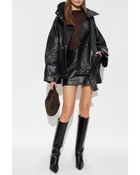 IRO - Leather Jacket "Rubis" - Lyst