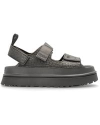UGG - 'Goldenglow Embossed' Sandals - Lyst