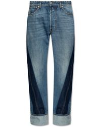Alexander McQueen - Jeans With Logo, - Lyst