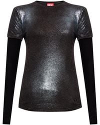 DIESEL - 'T-Miwa' T-Shirt With Logo - Lyst