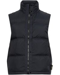Stone Island - Quilted Vest With Stand-Up Collar - Lyst