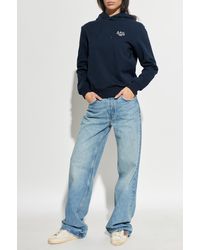 A.P.C. - Sweatshirt With Embroidered Logo - Lyst