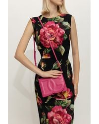 Dolce & Gabbana - Leather Shoulder Bag With Logo - Lyst
