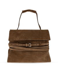 Moschino - Suede Handbag - Lyst