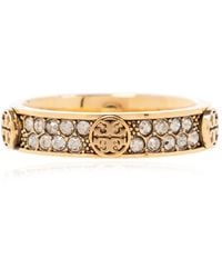 Tory Burch - 'Miller' Ring With Logo - Lyst