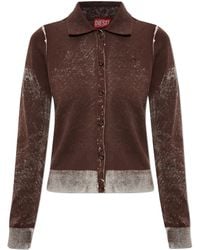 DIESEL - Cardigan "M-Loren" - Lyst