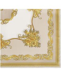 Versace - Silk Scarf With Pattern - Lyst