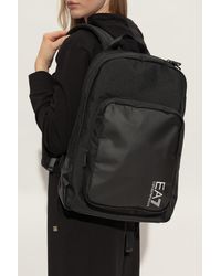 EA7 - Backpack With Printed Logo - Lyst