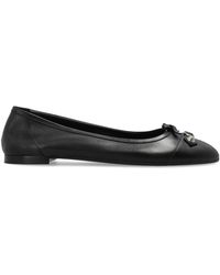 Balenciaga - 'City' Leather Ballet Flats - Lyst