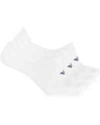Emporio Armani - Three-Pack Of Socks With Logo - Lyst