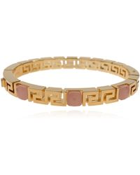 Versace - Bracelet With Greek Pattern - Lyst