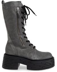 Agl Attilio Giusti Leombruni - Suede "Lignes" Platform Shoes - Lyst
