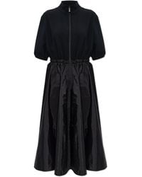 Moncler - Dress Made Of Combined Fabrics - Lyst