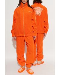 Versace - Cotton Terry Sweatshirt - Lyst