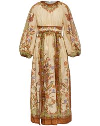 Zimmermann - Dress With Lurex Thread - Lyst