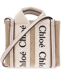 Chloé - 'woody Nano' Shoulder Bag, - Lyst