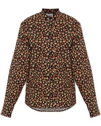 Moncler - Shirt With Floral Motif - Lyst