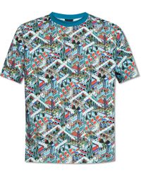 PS by Paul Smith - Patterned T-shirt, - Lyst