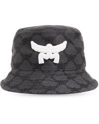 MCM - Bucket Hat With Monogram, - Lyst