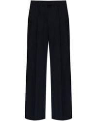 A.P.C. - Pleated Wide-Leg Trousers - Lyst