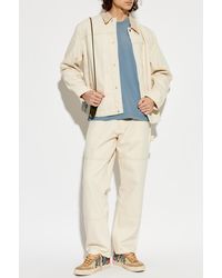 Rag & Bone - Denim Jacket With Logo Appliqué - Lyst