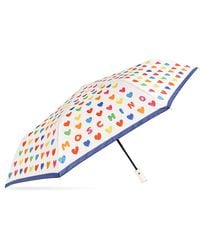 Moschino - Folding Umbrella With Colorful Print - Lyst