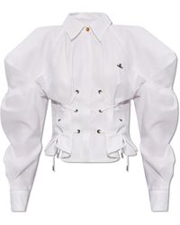 Vivienne Westwood - 'gexy' Shirt With Decorative Lacing, - Lyst