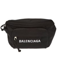 Balenciaga 'everyday' Logo Belt Bag - Black