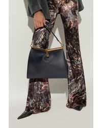 Etro - Trapezoid Leather Shoulder Bag - Lyst