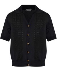Versace - Short-Sleeved Cardigan - Lyst