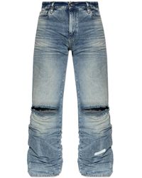 PDF - Jeans With A Creased Effect - Lyst