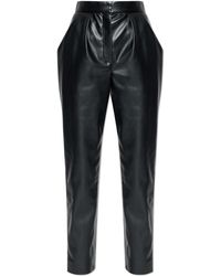Balmain - Eco Leather Trousers - Lyst