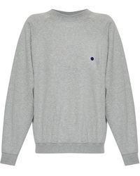 Jil Sander - Cotton Sweatshirt With A Crew Neck - Lyst