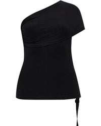 Helmut Lang - One-Shoulder Top - Lyst