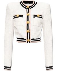 Balmain - Tweed Jacket, - Lyst