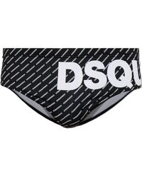 DSquared² - Monogram Swim Briefs - Lyst