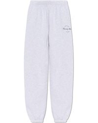 Sporty & Rich - Sweatpants With Cuffed Legs - Lyst