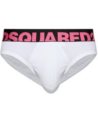 DSquared² - Cotton Briefs With Logo - Lyst