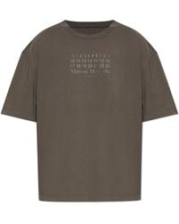 Maison Margiela - T-Shirt With Printed Logo - Lyst