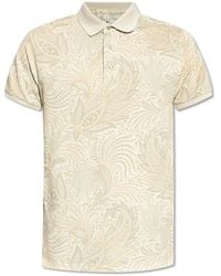 Etro - Patterned Polo - Lyst