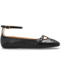 Chloé - Leather Ballet Flats 'Misty' - Lyst