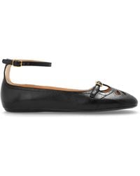 Chloé - Leather Ballet Flats 'Misty' - Lyst
