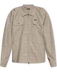 Balenciaga - Jacket With A Check Pattern - Lyst